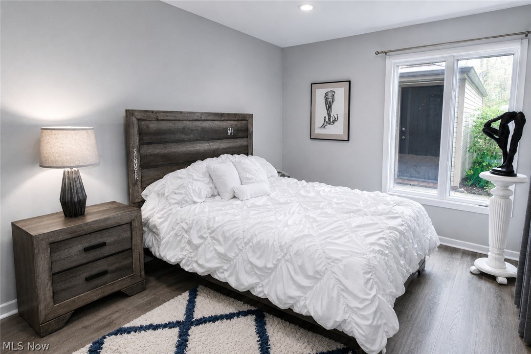 16575 Wren Road, Unit 3C Chagrin Falls, OH 44023 - Photo 14 of 29 2nd Bedroom with recessed lighting and a large window for natural light