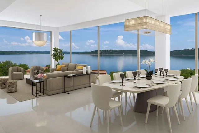 a view of lake view and mountain view