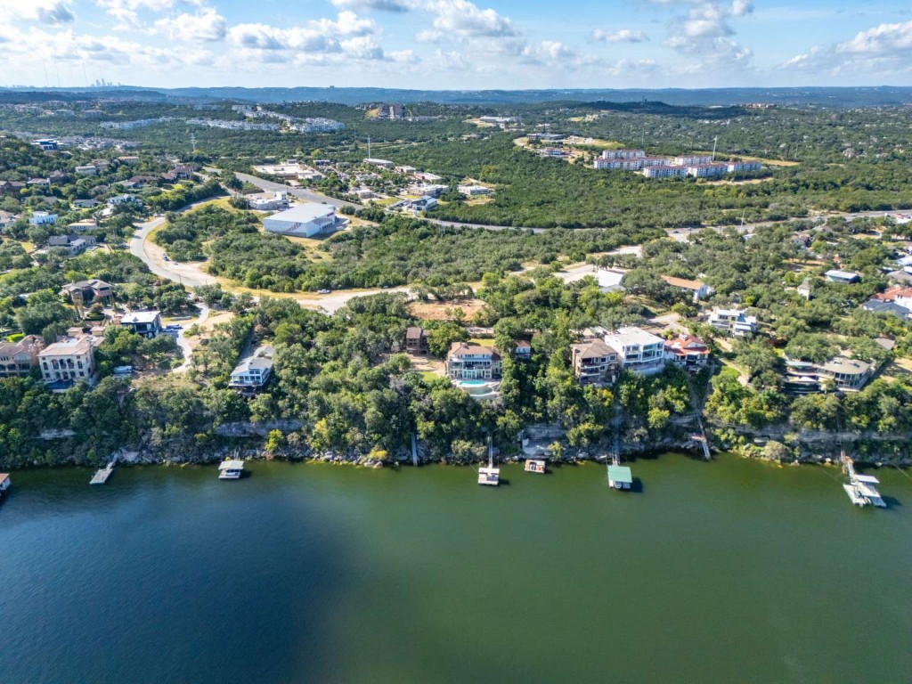5006 Marshall Ford Road Austin, TX 78732 - Photo 39 of 40 an aerial view of residential houses with outdoor space and trees