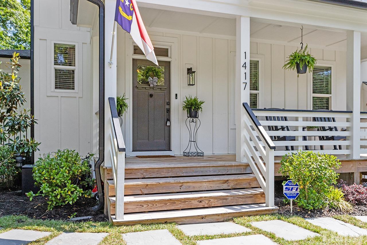 1417 Battery Drive Raleigh, NC 27610 - Photo 4 of 34 a view of entryway with a front door