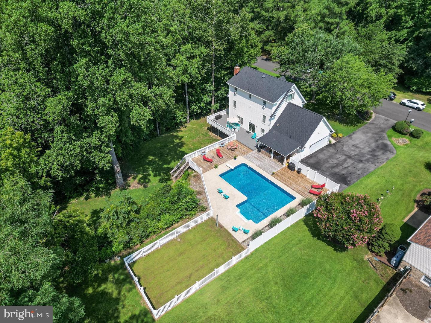 615 Clarks Run Road La Plata, MD 20646 - Photo 37 of 47 an aerial view of a backyard