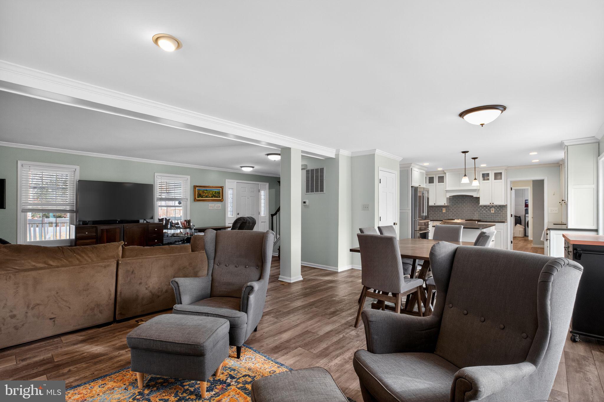 615 Clarks Run Road La Plata, MD 20646 - Photo 8 of 47 a living room with furniture and a flat screen tv
