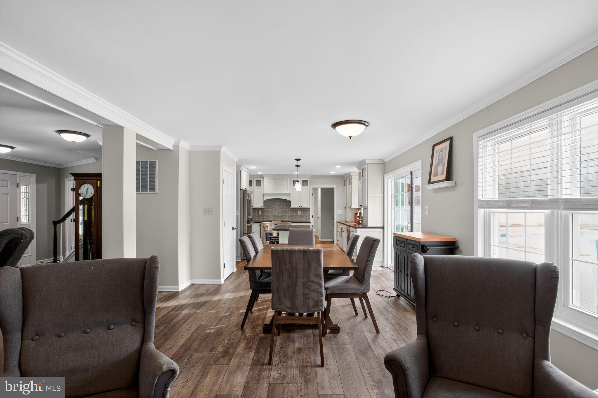615 Clarks Run Road La Plata, MD 20646 - Photo 9 of 47 a view of a dining room with furniture window and wooden floor