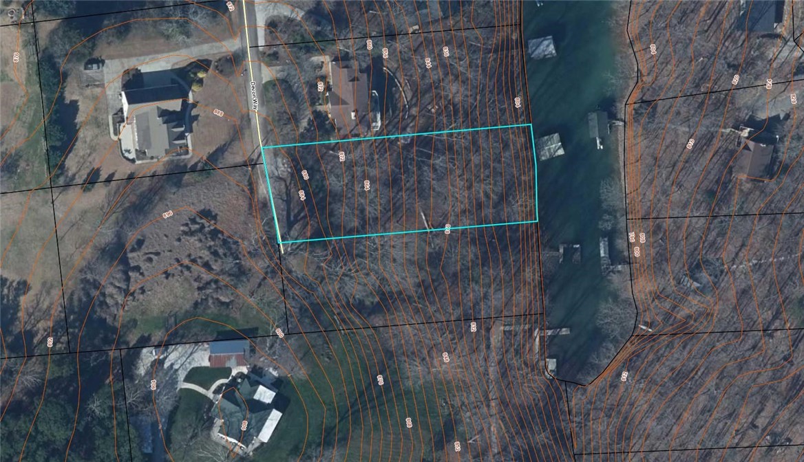 315 Devon Way Seneca, SC 29672 - Photo 9 of 9 County Tax Map with 4' Contours