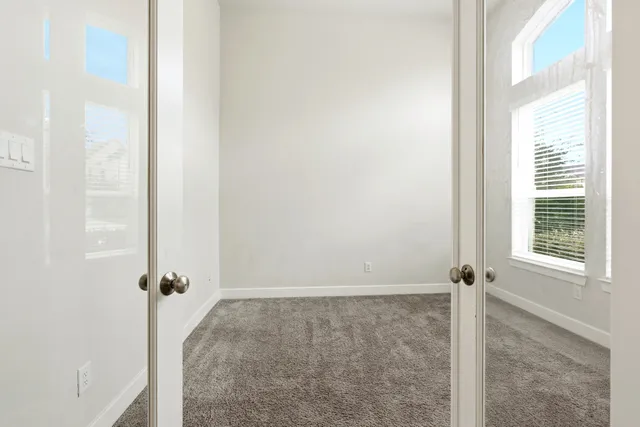 a view of a bathroom with a shower