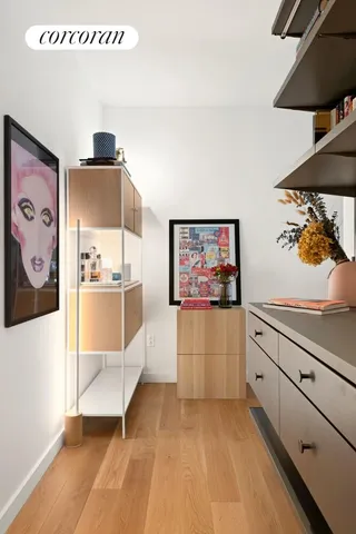 a view of a refrigerator and window