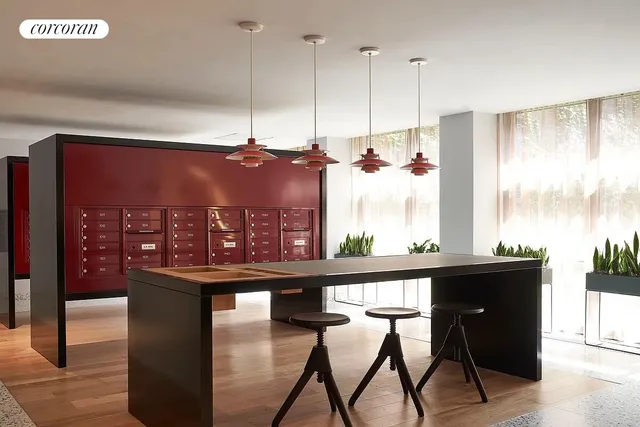 a view of a kitchen with a window