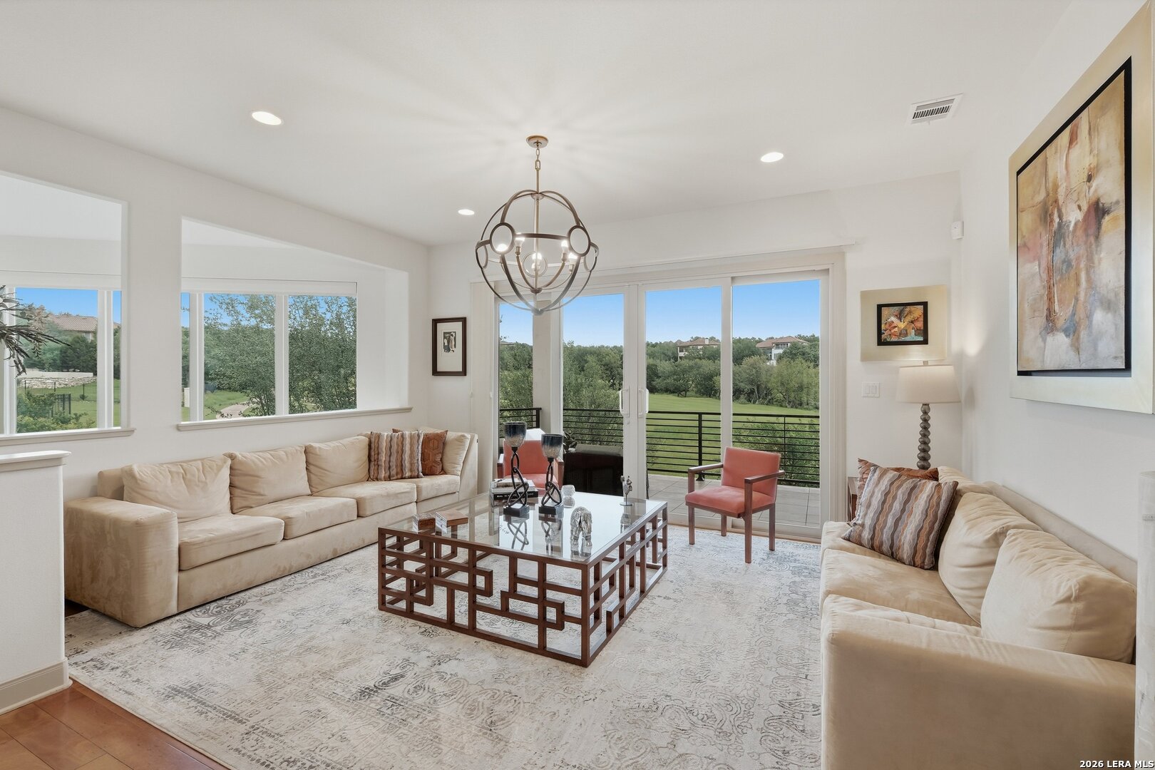 426 Legacy Ridge San Antonio, TX 78258 - Photo 6 of 38 a living room with furniture and a large window