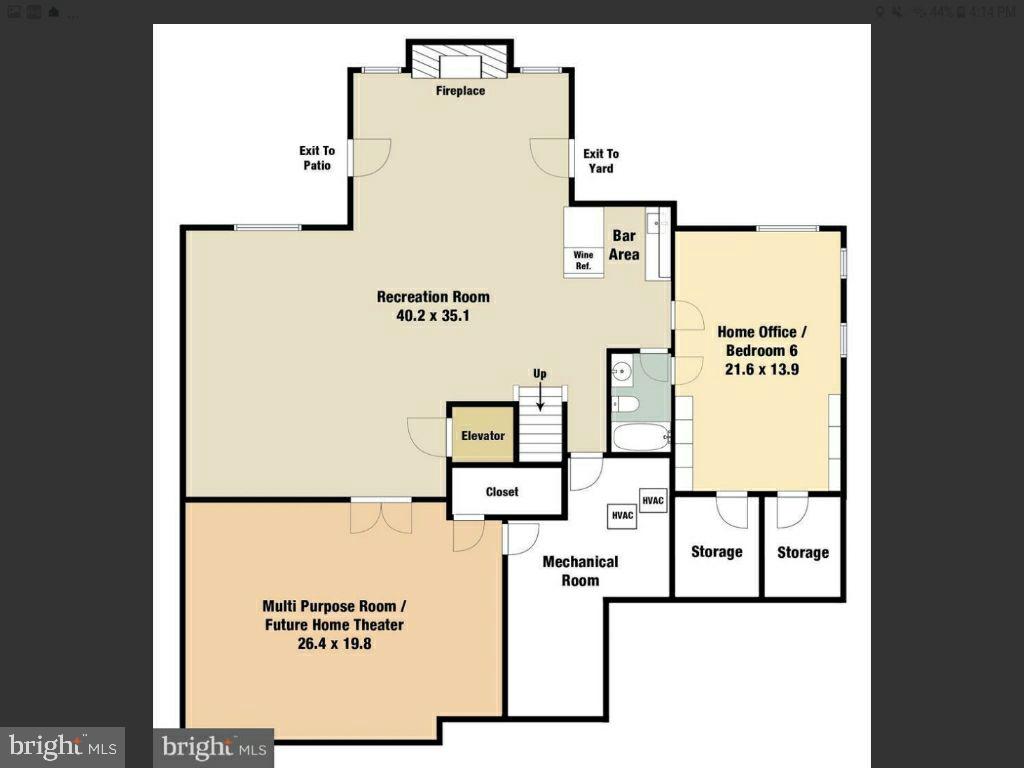 9600 Thistle Ridge Lane Vienna, VA 22182 - Photo 69 of 69 Floor Plan - Lower Level