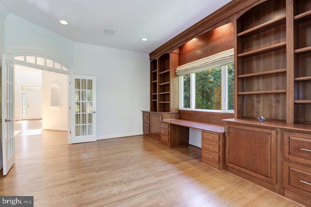 9600 Thistle Ridge Lane Vienna, VA 22182 - Photo 9 of 69 Home Office -French Doors for Privacy