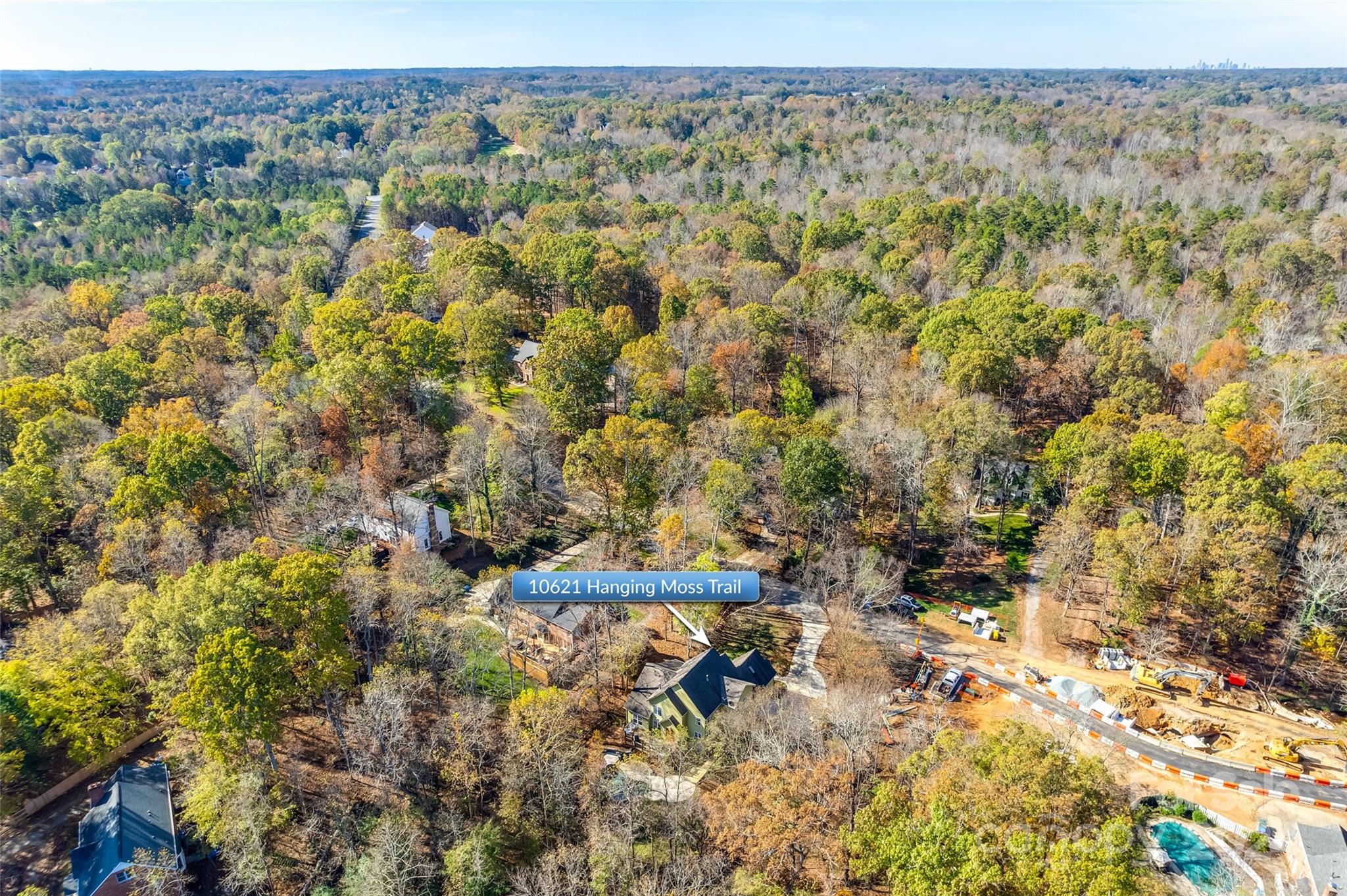 10621 Hanging Moss Trail Charlotte, NC 28227 - Photo 46 of 47 a view of outdoor space and mountain view