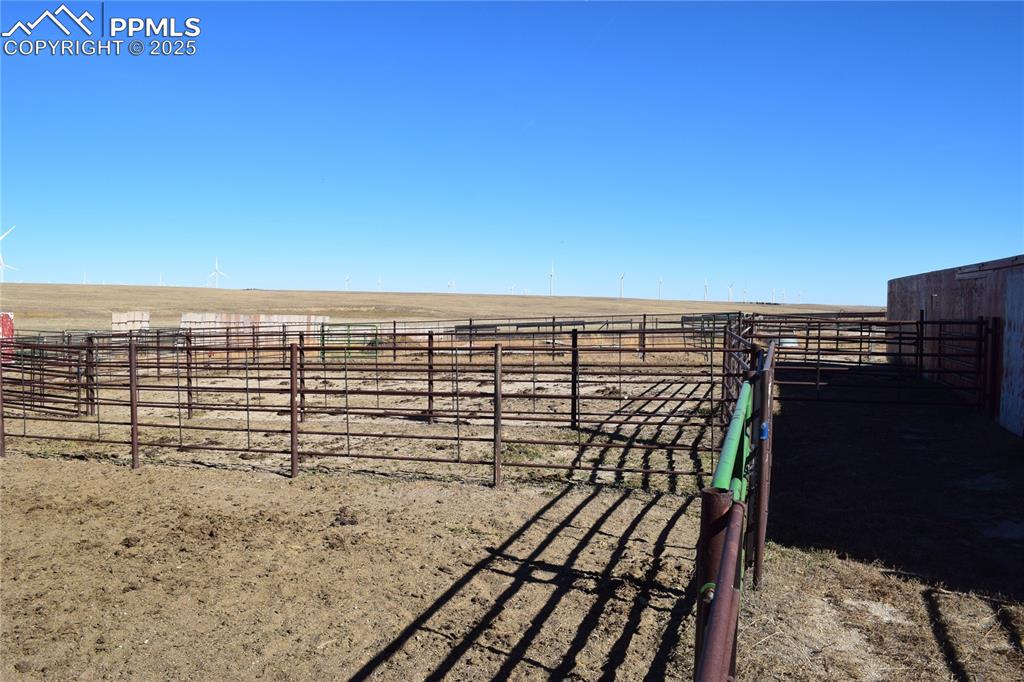 12815 Yoder Road Calhan, CO 80808 - Photo 18 of 19 a view of a balcony with ocean view