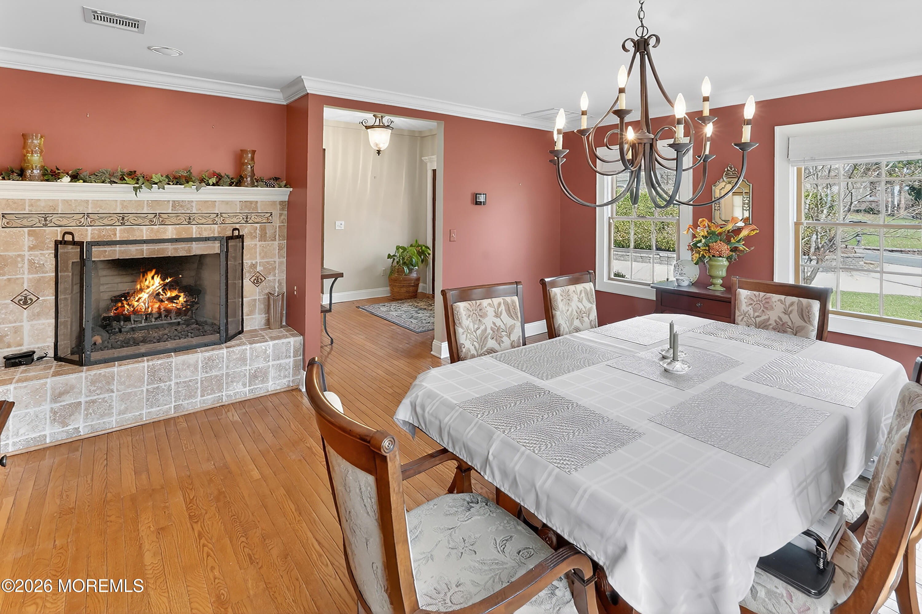 617 Oceanview Road Brielle, NJ 08730 - Photo 14 of 94 a view of a dining room with furniture window and wooden floor