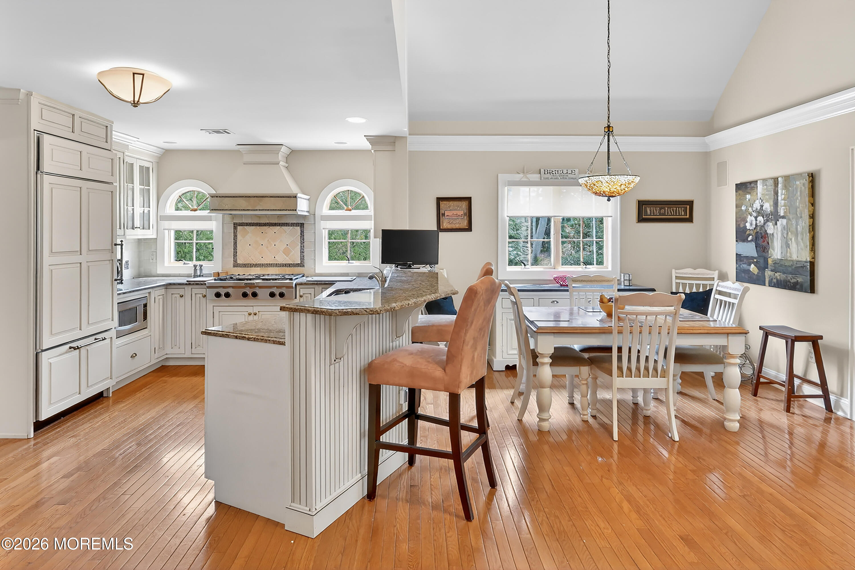 617 Oceanview Road Brielle, NJ 08730 - Photo 24 of 94 a view of a dining room with furniture window and wooden floor