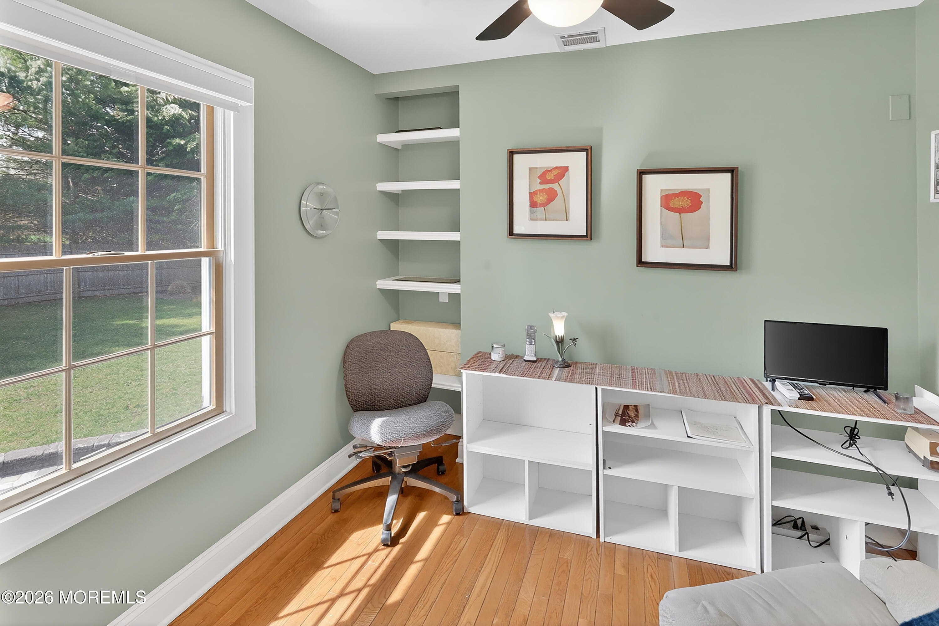 617 Oceanview Road Brielle, NJ 08730 - Photo 53 of 94 a view of a workspace with furniture and a window