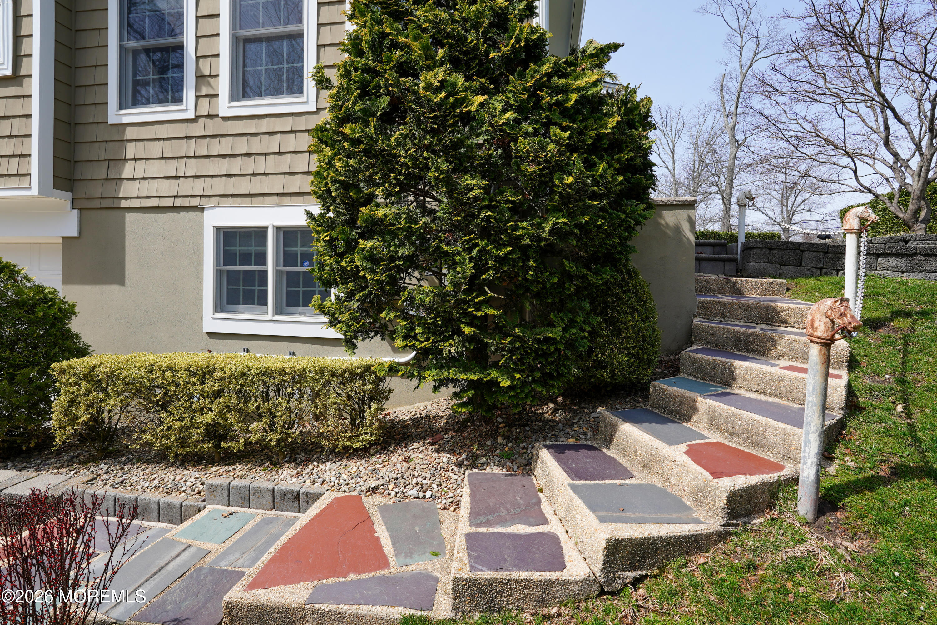 617 Oceanview Road Brielle, NJ 08730 - Photo 78 of 94 Stairway to lower driveway