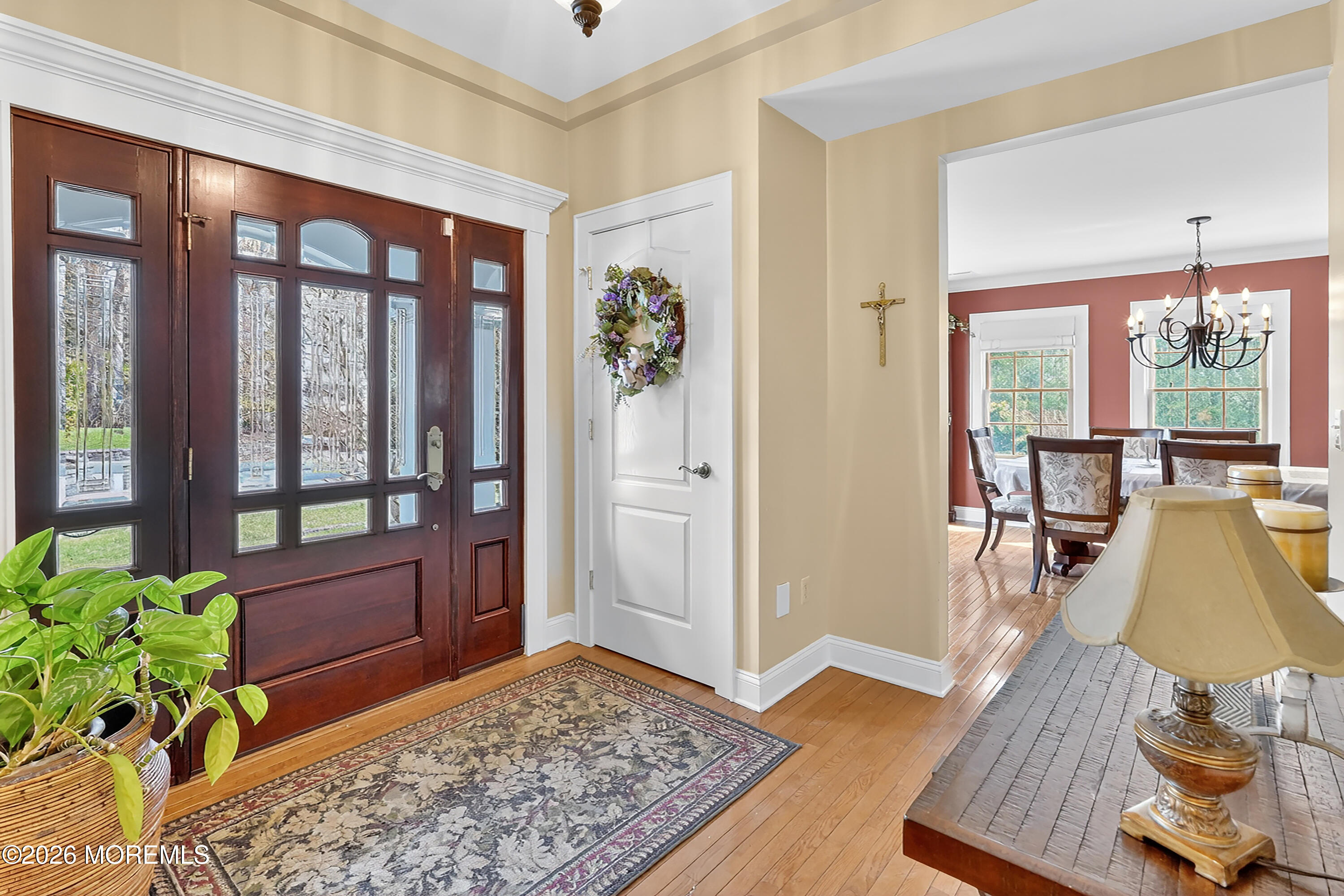 617 Oceanview Road Brielle, NJ 08730 - Photo 8 of 94 a living room with furniture fireplace and wooden floor