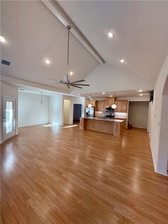3533 Leesburg Path Bryan, TX 77808 - Photo 6 of 28 a view of a kitchen with a sink and a large window