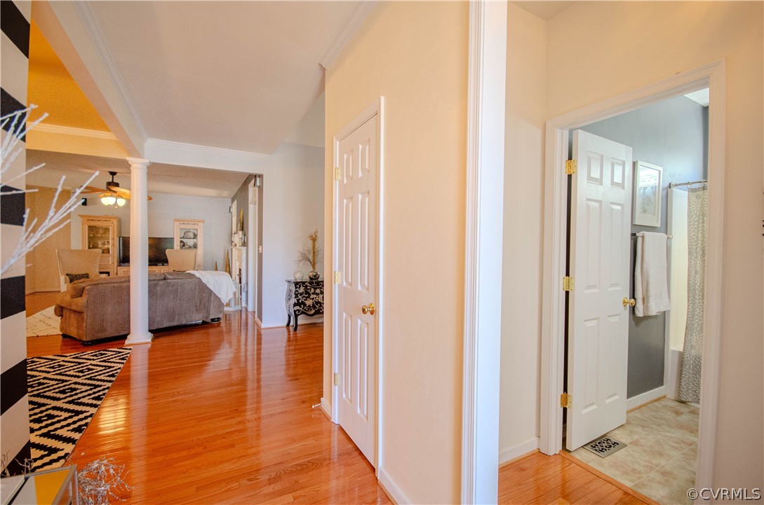 1113 Alcorn Terrace Midlothian, VA 23114 - Photo 3 of 36 a view of a bedroom with wooden floor