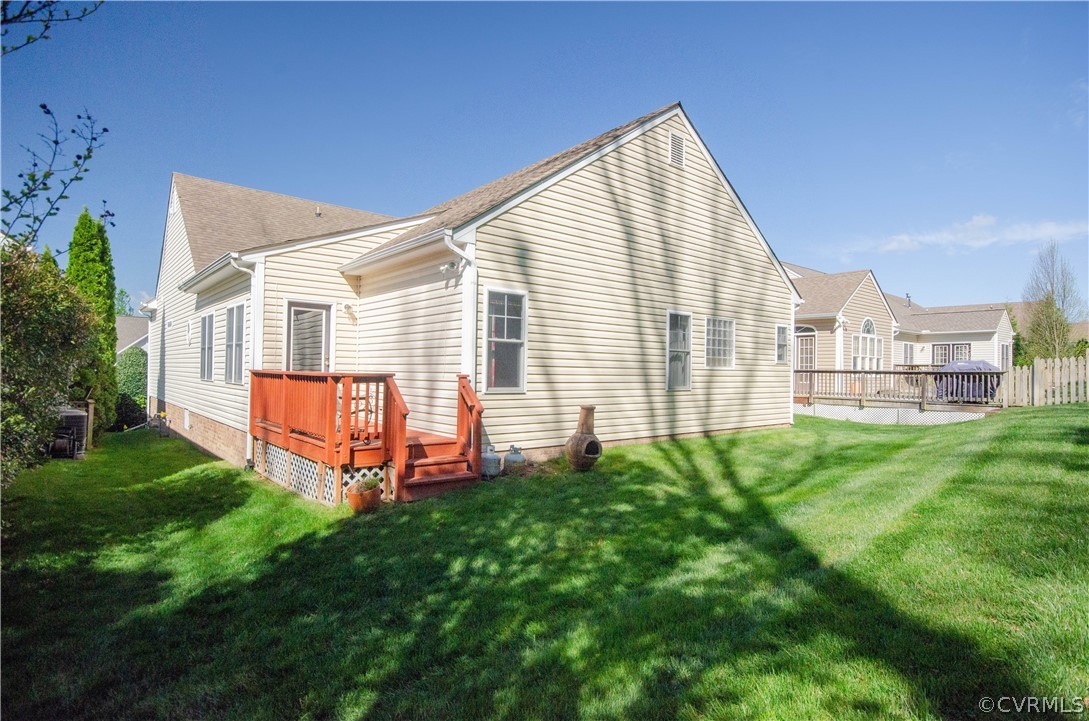 1113 Alcorn Terrace Midlothian, VA 23114 - Photo 32 of 36 a view of a house with backyard and sitting area