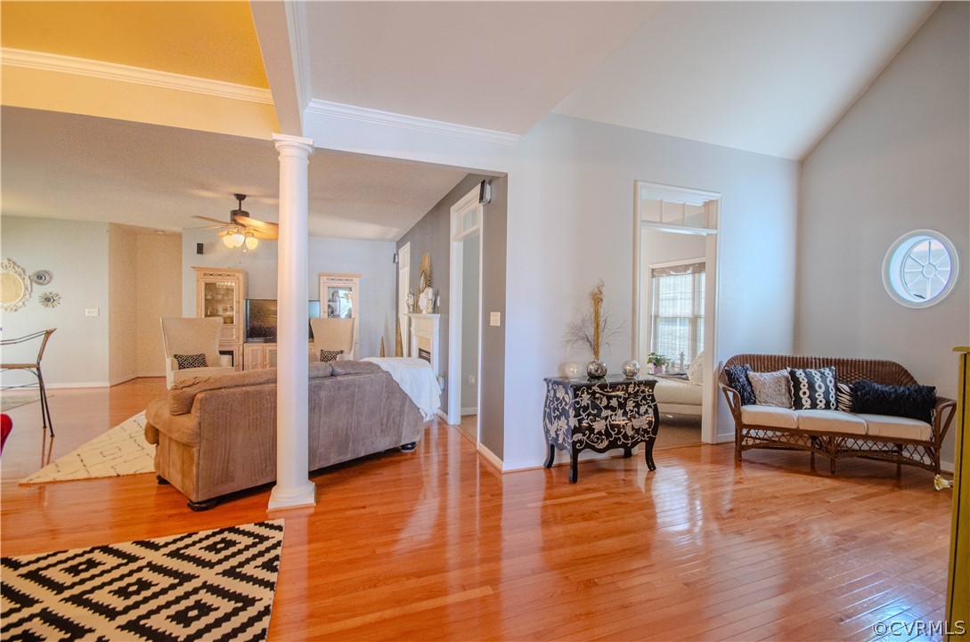 1113 Alcorn Terrace Midlothian, VA 23114 - Photo 4 of 36 a living room with furniture and wooden floor