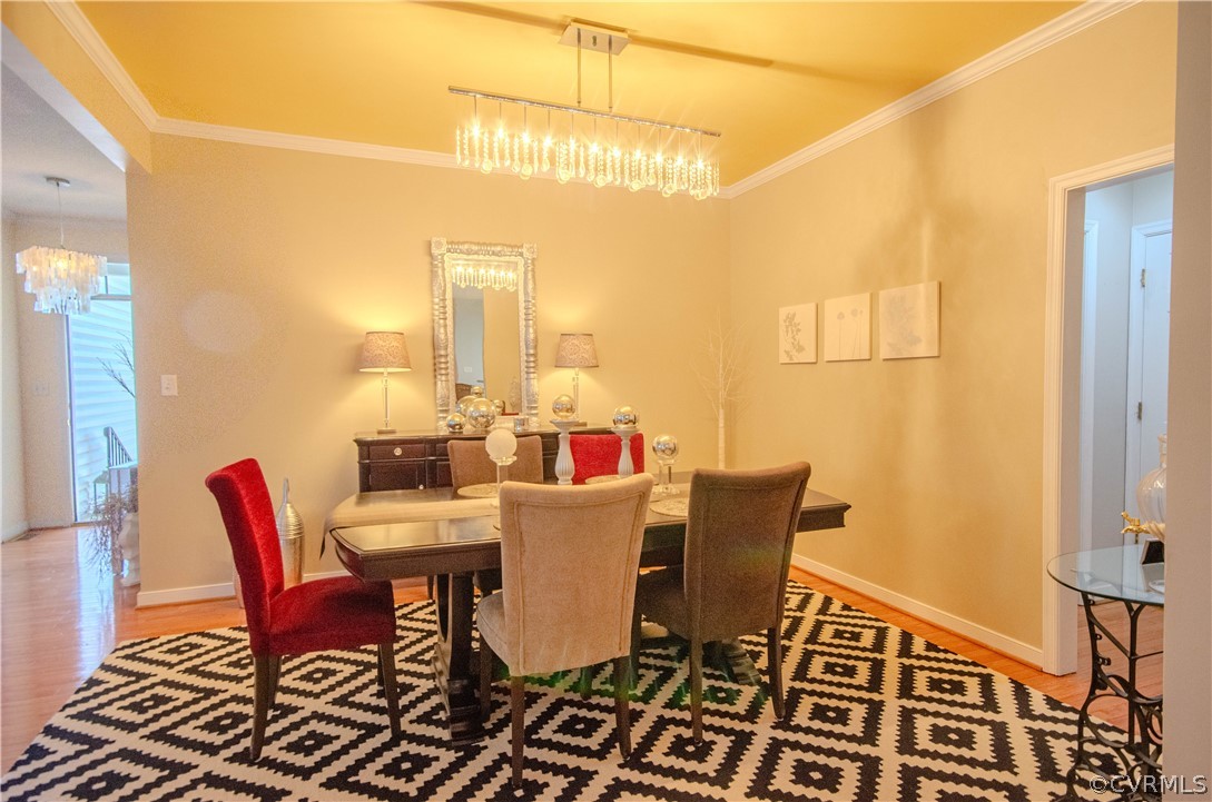 1113 Alcorn Terrace Midlothian, VA 23114 - Photo 7 of 36 a dining room with furniture and window