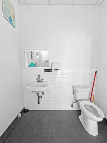 a bathroom with a sink