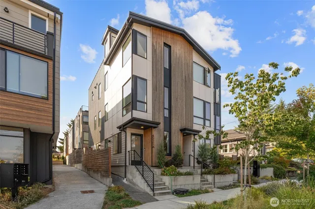 a view of a city that has tall buildings