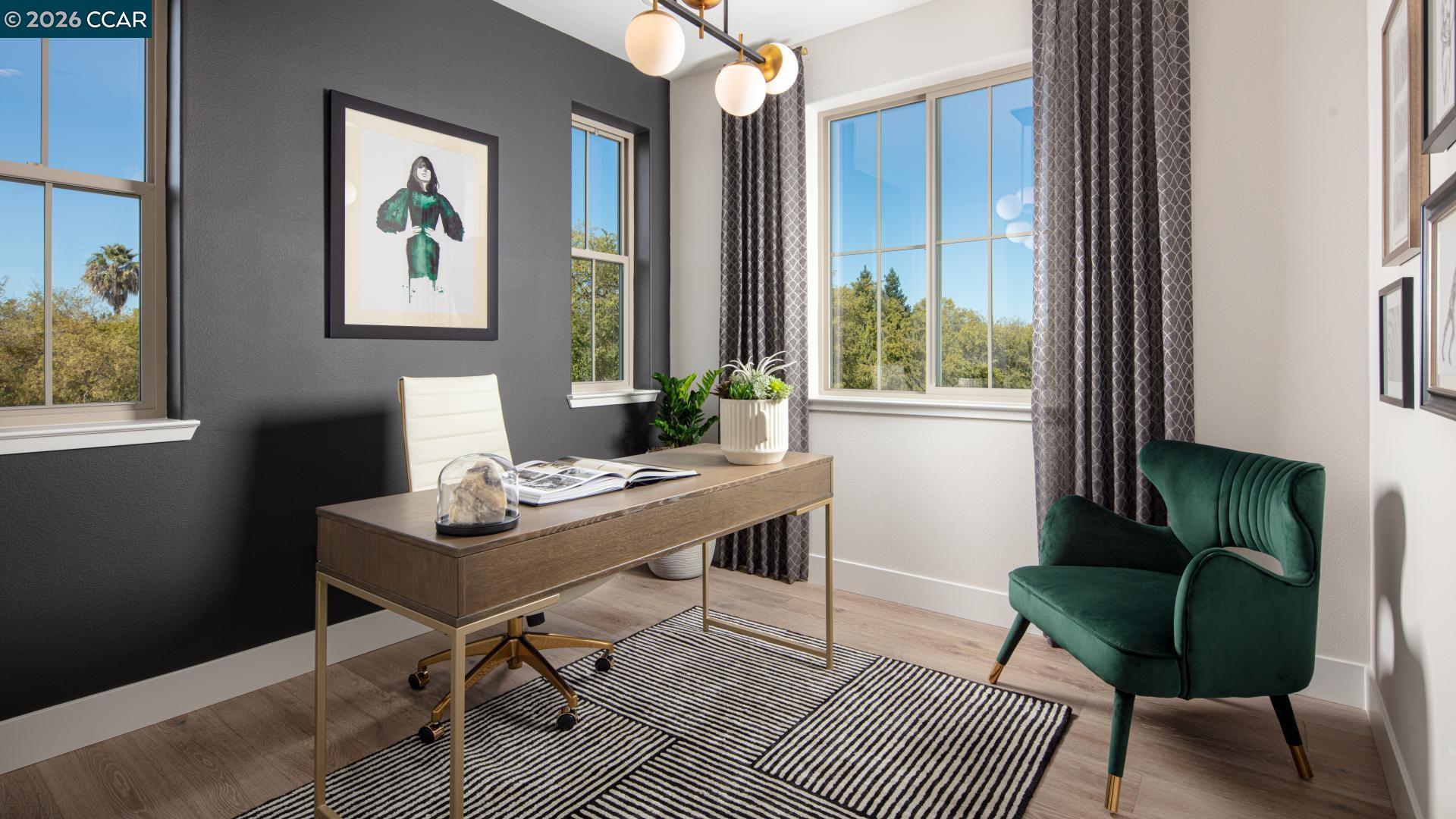 19625 Juniper Loop Morgan Hill, CA 95037 - Photo 8 of 14 a view of a workspace with furniture and a window