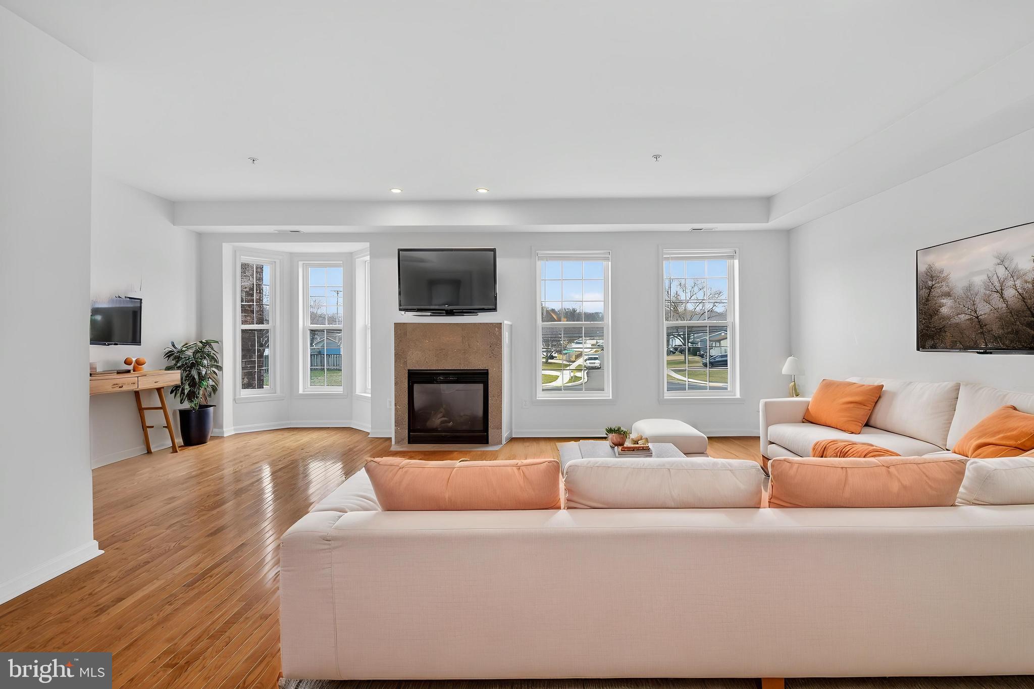 278 Brock Bridge Road Laurel, MD 20724 - Photo 6 of 22 Living Room with Gas Fireplace