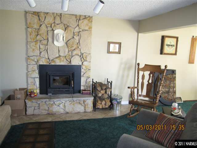 14595 Geronimo Trail Reno, NV 89521 - Photo 9 of 13 a living room with furniture and a fireplace