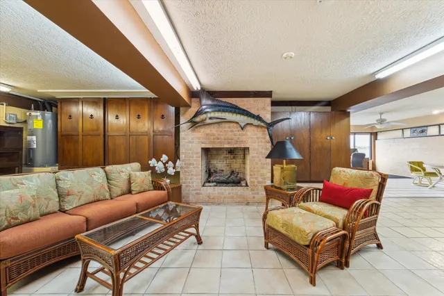 a view of a livingroom with furniture and a couch