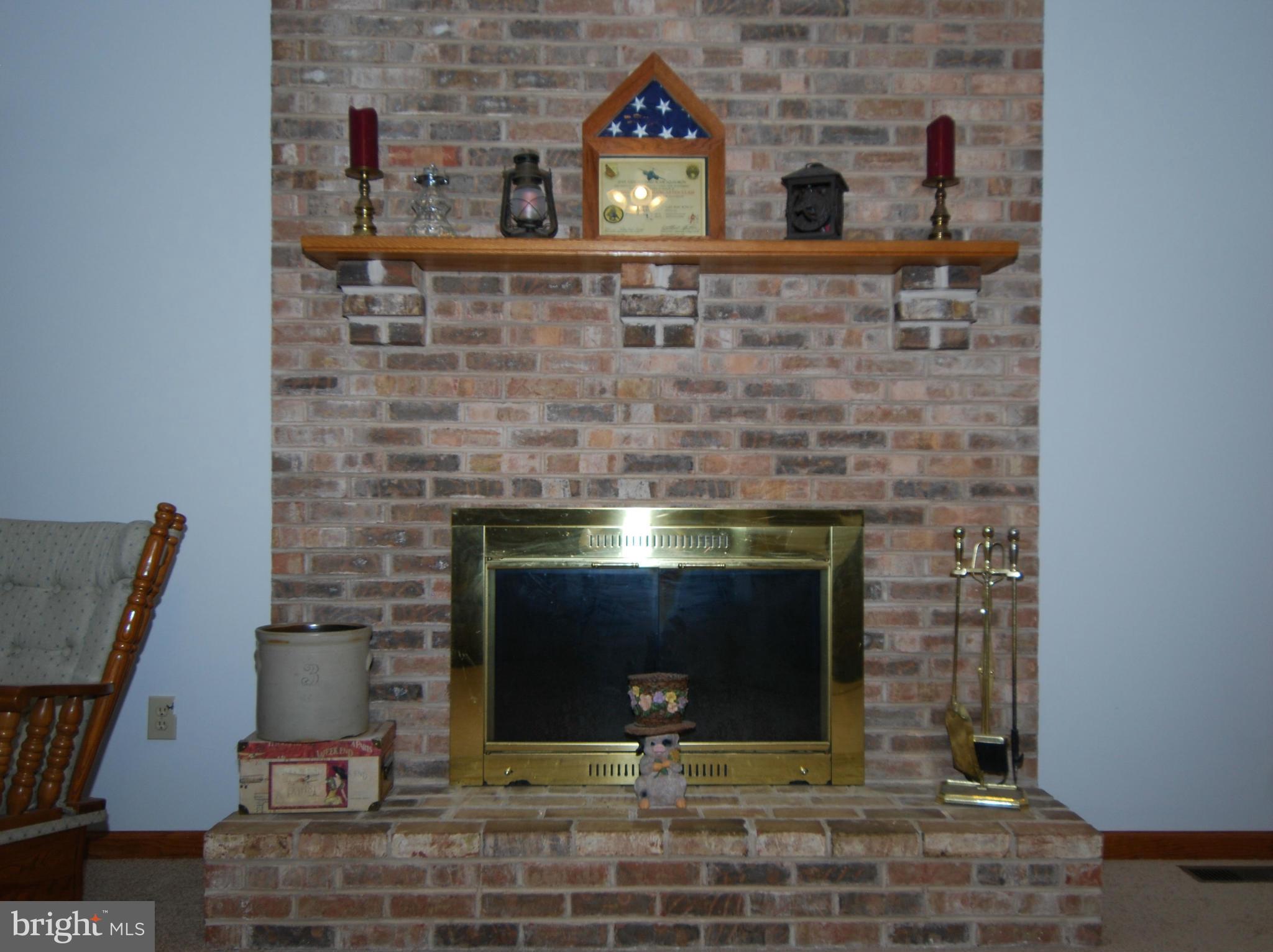 1865 Colora Road Colora, MD 21917 - Photo 7 of 30 Living Room Fireplace is Floor to Ceiling