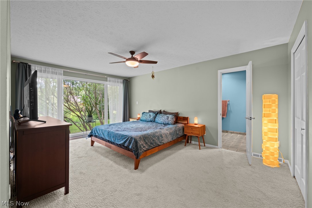 4830 Som Center Road Moreland Hills, OH 44022 - Photo 23 of 48 A primary suite designed for retreat: a beautiful large window frames serene wooded views, while the en suite bath and spacious walk-in closet add everyday comfort and quiet luxury.