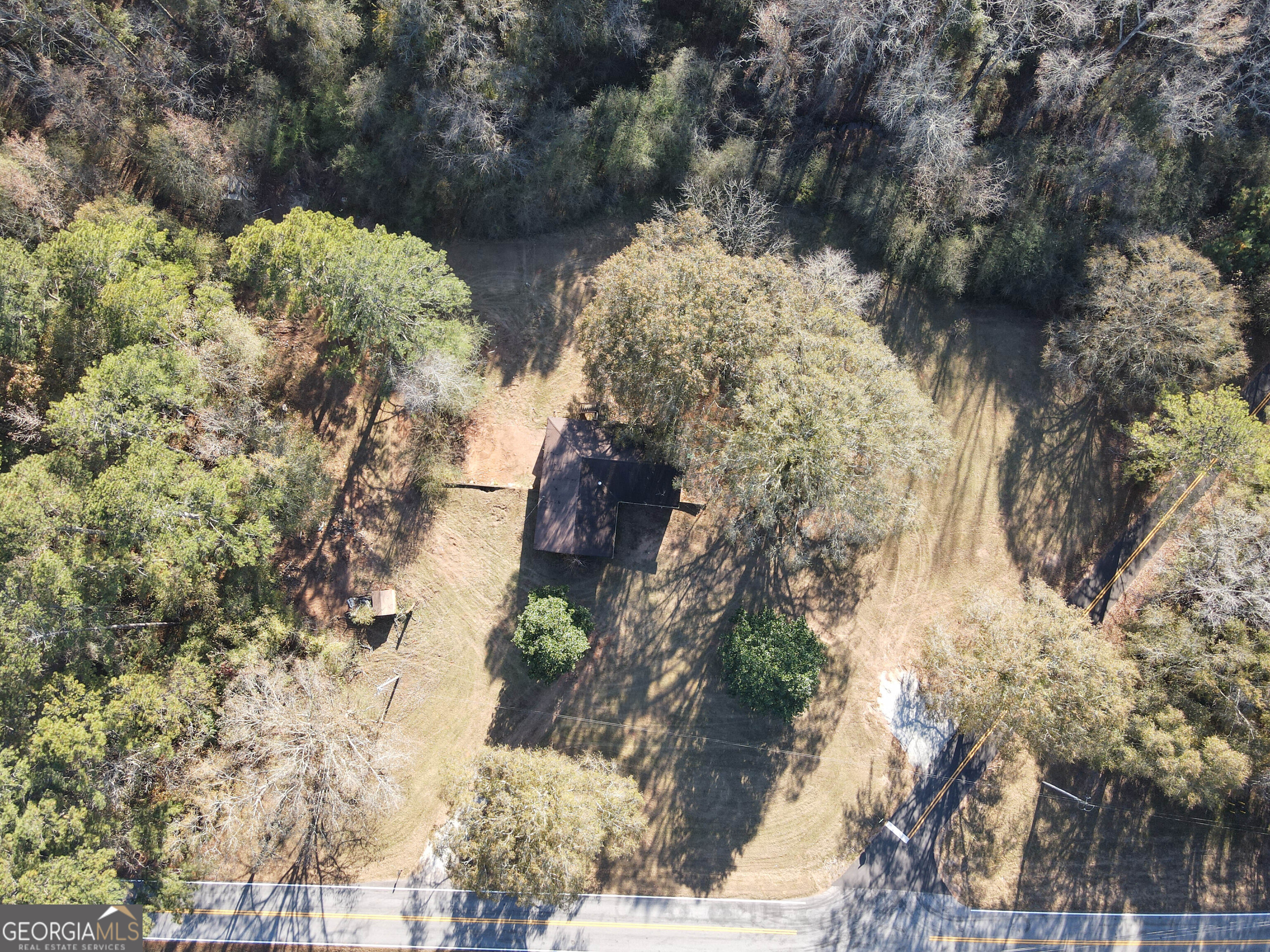 980 Grandma Branch Road Grantville, GA 30220 - Photo 33 of 33 a view of a tree in a yard with wooden fence
