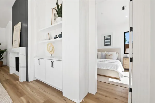 a view of a room with storage and utility room