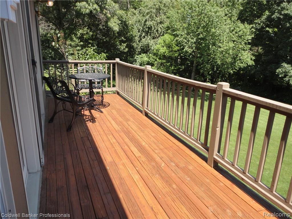 9150 Fox Hollow Road Clarkston, MI 48348 - Photo 46 of 58 Back deck!