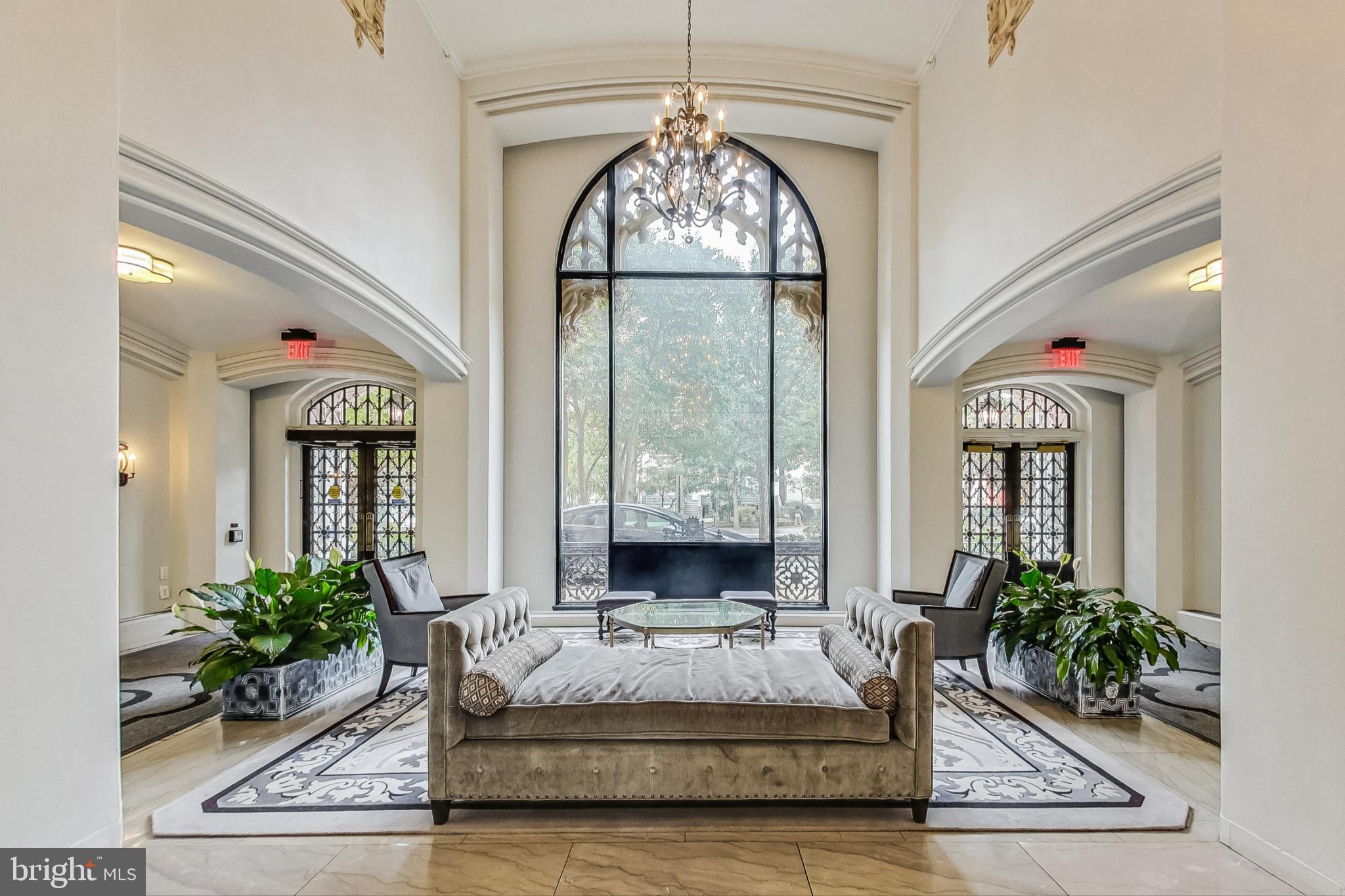 1701 16th Street Northwest, Unit 723 Washington, DC 20009 - Photo 26 of 52 Grand building foyer - recently remodeled