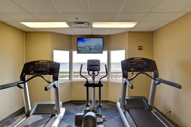 a city view from a balcony