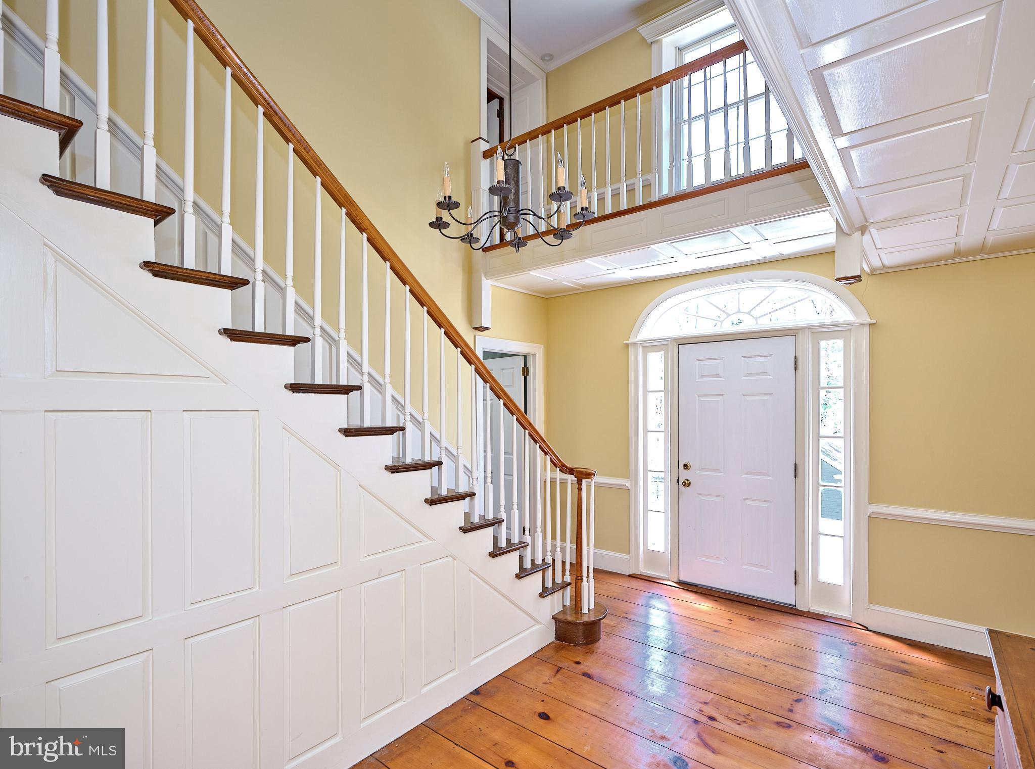 2981 Comfort Road New Hope, PA 18938 - Photo 6 of 33 a view of entryway with wooden floor and stairs