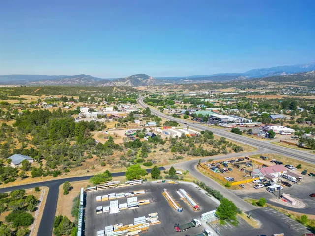 a view of city from balcony