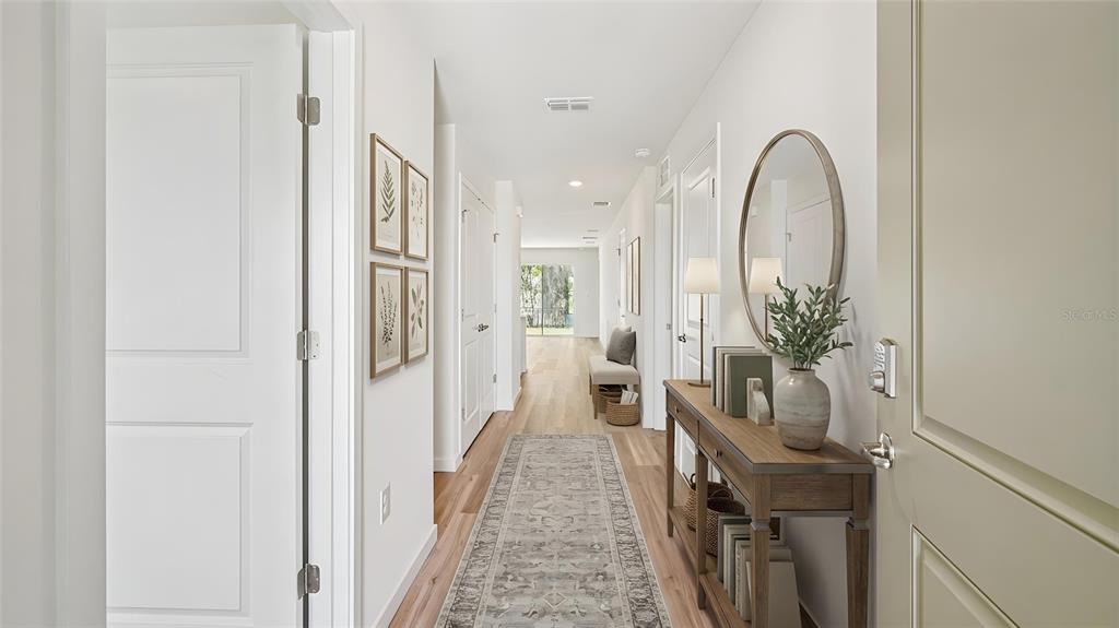 4023 Kona Circle Spring Hill, FL 34608 - Photo 2 of 18 a view of an entryway with wooden floor