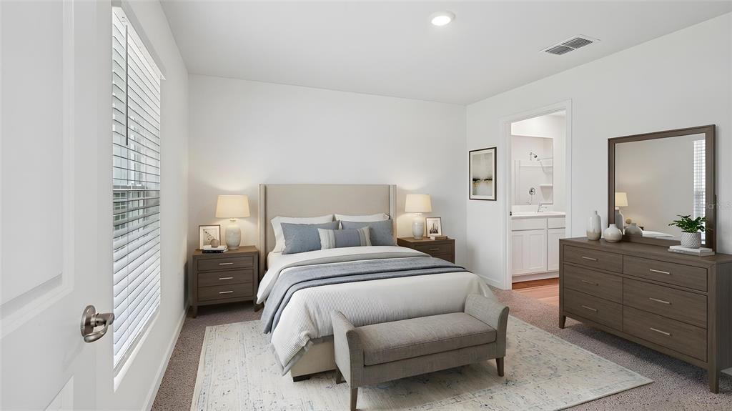 4023 Kona Circle Spring Hill, FL 34608 - Photo 5 of 18 a bedroom with a bed and a dresser