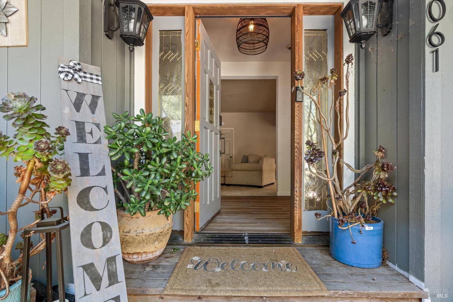 8061 Elphick Road Sebastopol, CA 95472 - Photo 4 of 40 a view of a entryway door of the house