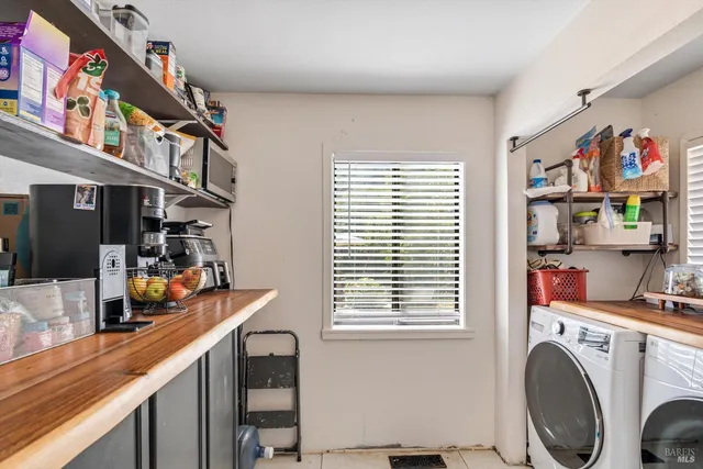 a view of storage and utility room