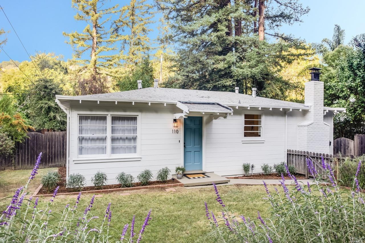 110 Olema Road Fairfax, CA 94930 - Photo 1 of 1 a backyard of a house with yard and outdoor seating