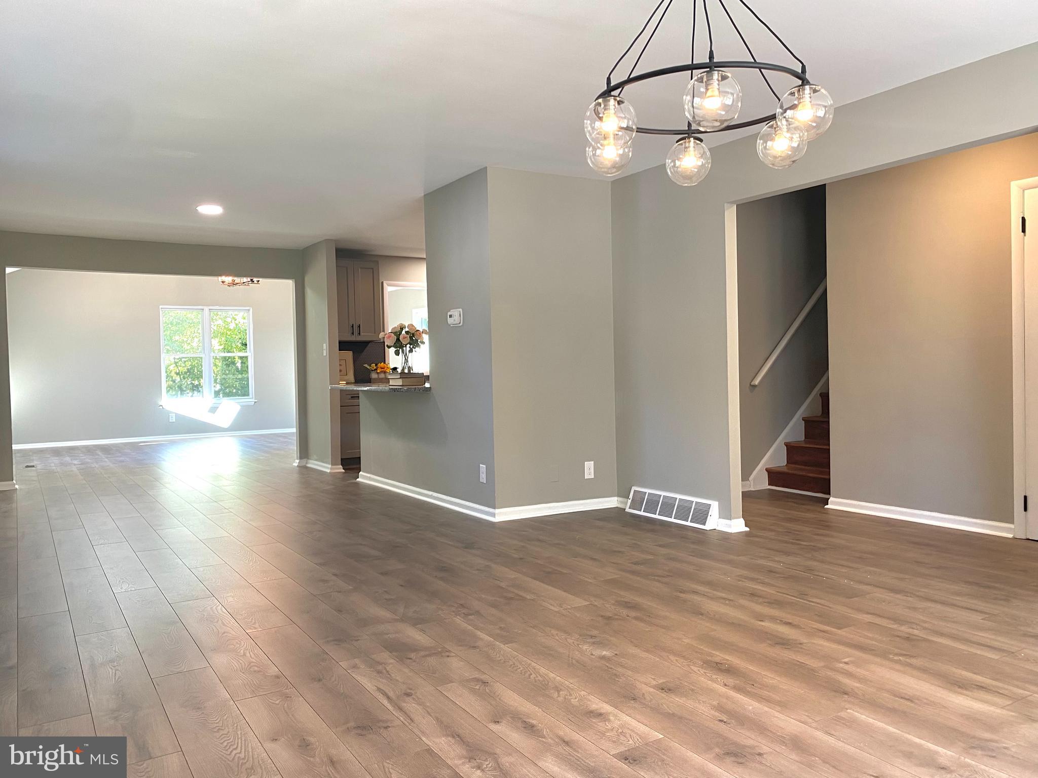 215 Sheffield Road Cherry Hill, NJ 08034 - Photo 6 of 14 Living Room to Dining Room