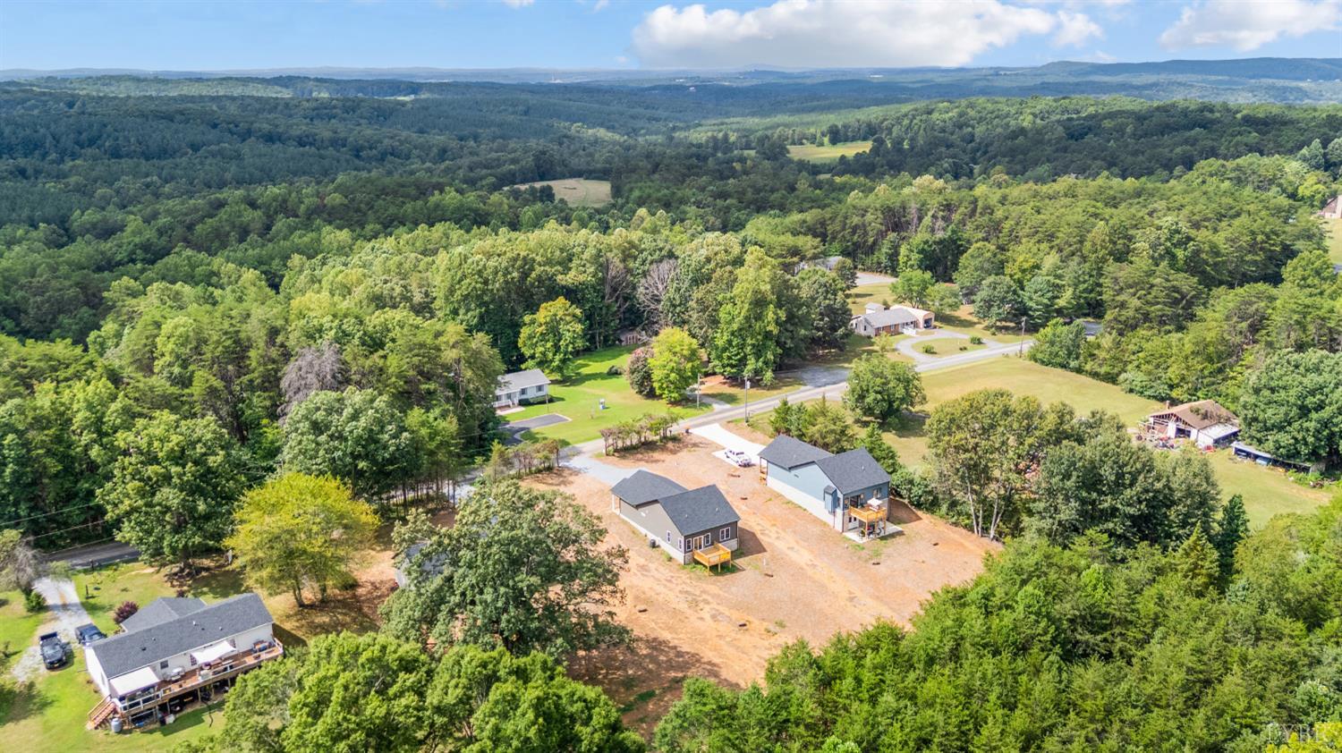 451 Dearborn Road Evington, VA 24550 - Photo 43 of 45 an aerial view of residential house with outdoor space