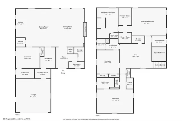 $1,350,000 | 225 Ridgewood Drive, Metairie, LA 70005