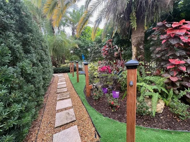 a view of a dining tables and chairs in a patio